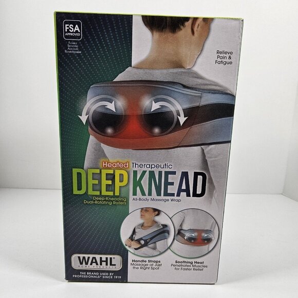 Wahl Deep Knead Heated Massage Therapy Wrap Back Shoulder Pain Relief Model 4270 - Picture 7 of 7